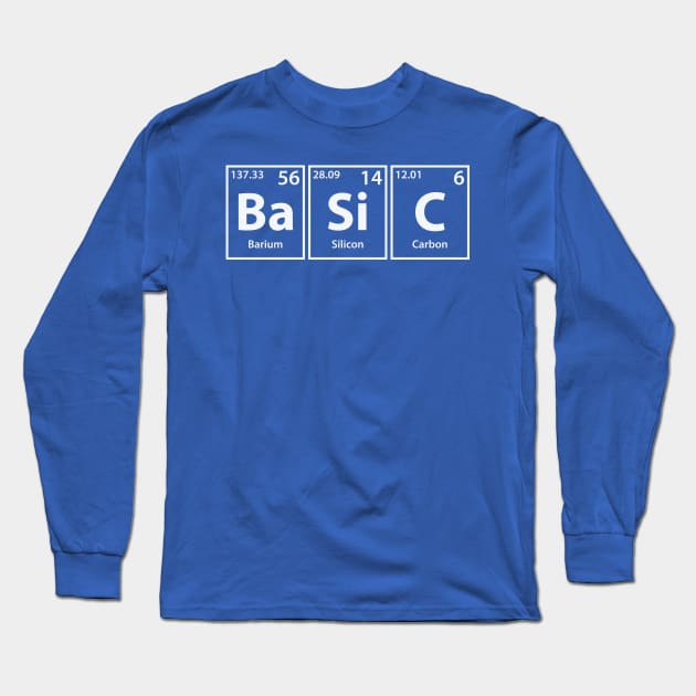 Basic Elements Spelling Long Sleeve T-Shirt by cerebrands